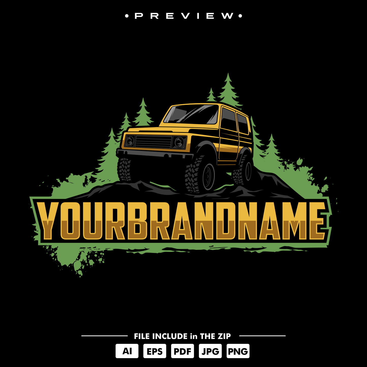 Offroad Logo Template