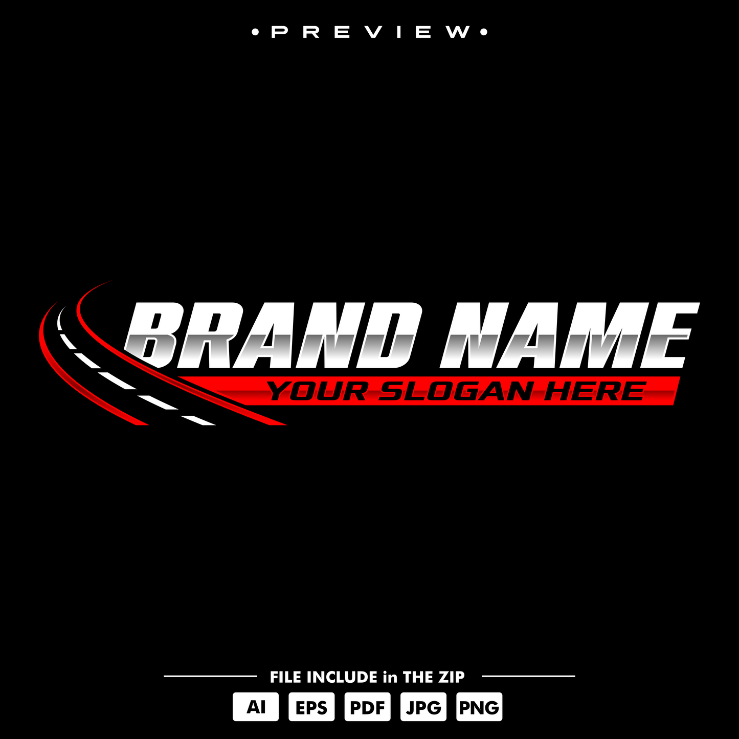Road Logo Template