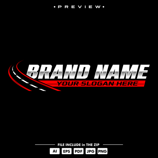 Road Logo Template