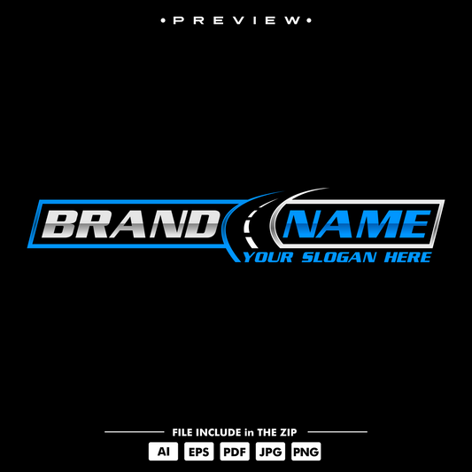 Road Logo Template