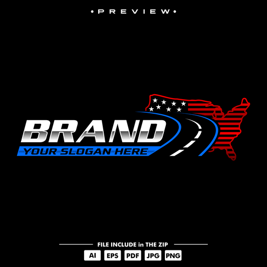 Road Logo Template